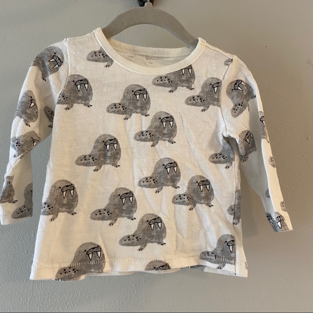 Gymboree 12-18 months long sleeve printed tee